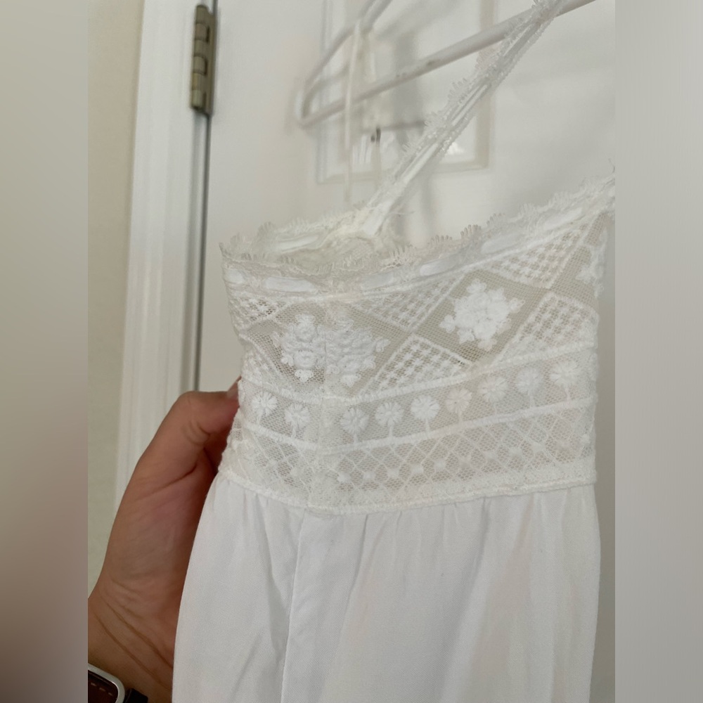Spell Designs Gypsy Collective Peaches White Lace Cami Tank Top - Picture 2 of 10